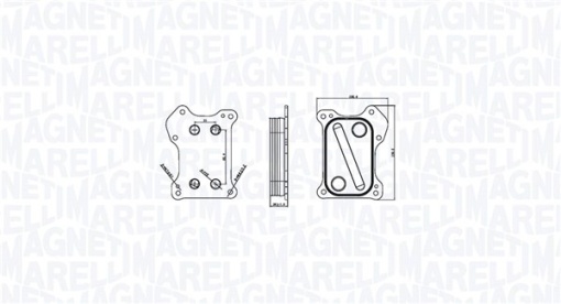 Radiator ulei potrivit FIAT 500, 500 C, 500L, DOBLO, DOBLO/MINIVAN, FIORINO, FIORINO/MINIVAN, GRANDE PUNTO, IDEA, PALIO, PANDA, PANDA/HATCHBACK, PUNTO, PUNTO EVO, PUNTO EVO/HATCHBACK 1.3D 06.03-