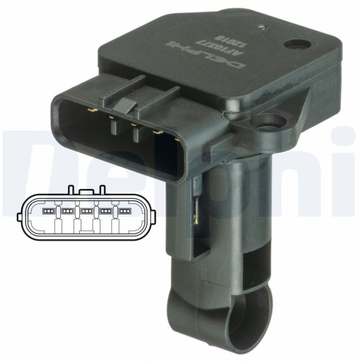 Senzor debit aer (5 pin, cartus) potrivit LEXUS IS II; TOYOTA AURIS, AVENSIS, COROLLA, COROLLA VERSO, DYNA, HIACE / COMMUTER V, HIACE IV, HIACE V, HILUX, HILUX VI, HILUX VII 1.4D-3.0D 02.00-
