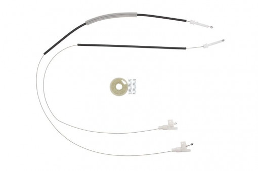 Set reparatie macara geam Fata Stanga (Cabluri) potrivit NISSAN TERRANO II 10.92-09.07