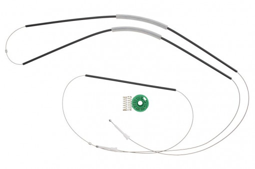 Set reparatie macara geam spate stanga (cabluri) potrivit AUDI A6 C4, A6 C5 06.94-01.05