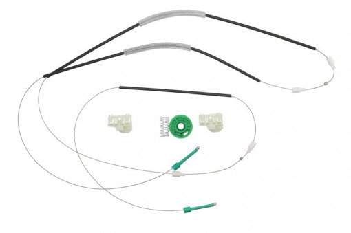 Set reparatie macara geam spate stanga (set) potrivit AUDI A4 B5 11.94-09.01