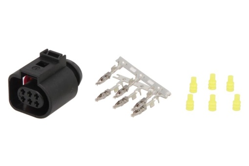 Stecher, numar pini: 6, Kit reparare, potrivit AUDI; HYUNDAI; KIA; SEAT; SKODA; VW potrivit AUDI A4 B5, A4 B6; VW GOLF IV 11.94-12.04 - Img 1