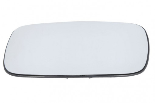 Sticla oglinda exterioara Stanga (plat, incalzita, crom) potrivit VW PASSAT B3/B4 02.88-05.97 -10.96