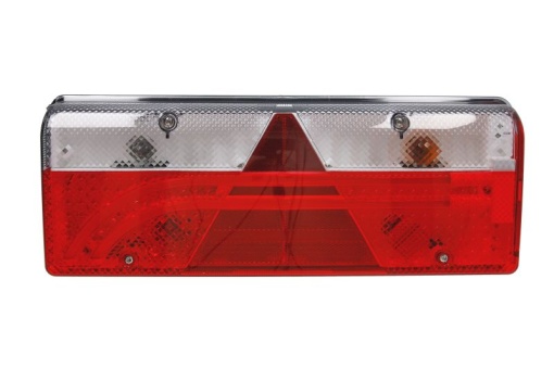 Stop spate dreapta EUROPOINT III (LED, 12V, cu intermitent, cu far de ceață, lumina de marșarier, cu stop, lumină de parcare, reflector triunghiular conector: ASS2.1 7PIN)