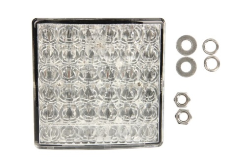 Stop spate stanga/dreapta (LED, 24V, cu intermitent, lungime cablu: 0,5m 80x80mm)