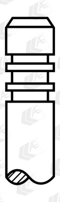 Supapa admisie (30,3x6x109) potrivit CHRYSLER NEON II, PT CRUISER; MINI (R50, R53), (R52) 1.6 06.01-12.10