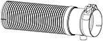 Teava esapament (diametru:91mm/94mm, lungime:341mm) potrivit RVI MIDLUM DXi5 05.06-