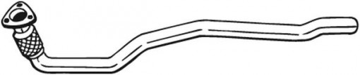 Teava esapament Fata (flexibil) potrivit AUDI A4 ALLROAD B8, A4 B8, A5, Q5 2.0D 11.07-05.17