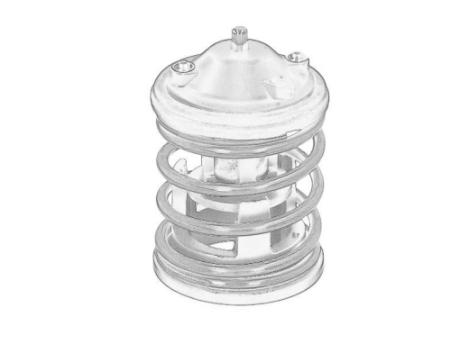 Termostat sistem racire (87°C) potrivit BMW 1 (E81), 1 (E82), 1 (E87), 1 (E88), 1 (F20), 2 (F22, F87), 2 (F23), 3 (E90), 3 (E91), 3 (E92), 3 (E93), 3 (F30, F80), 3 (F31) 1.6D-3.0D 10.97-06.19