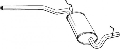 Toba esapament intermediara potrivit AUDI A4 B6 1.9D 11.00-12.04