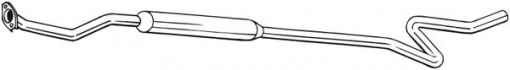 Toba esapament intermediara potrivit CITROEN C3 I, C3 PLURIEL 1.4 02.02-