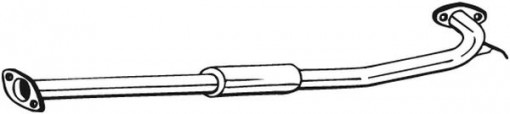 Toba esapament intermediara potrivit NISSAN X-TRAIL I 2.0/2.5 07.01-01.13