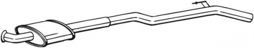 Toba esapament intermediara potrivit RENAULT CLIO II 1.4 09.98-05.05