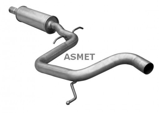 Toba esapament intermediara potrivit SKODA OCTAVIA II; VW GOLF PLUS V, GOLF V, GOLF VI, JETTA III 1.6D/1.9D 10.03-05.14 - Img 1