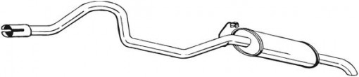 Toba finala esapament potrivit LAND ROVER DISCOVERY I 2.5D 10.89-10.98 - Img 1