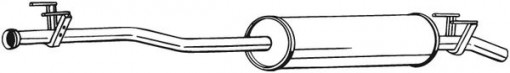 Toba finala esapament potrivit MERCEDES SPRINTER 3,5-T (B906), SPRINTER 3-T (B906), SPRINTER 4,6-T (B906), SPRINTER 5-T (B906) 2.2D/3.0D 06.06-