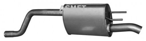 Toba finala esapament potrivit OPEL MERIVA B 1.3D/1.7D 06.10-01.17