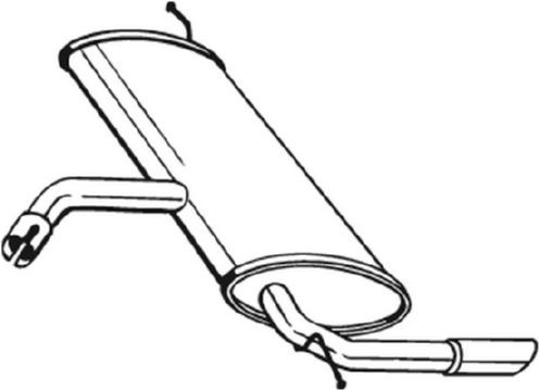 Toba finala esapament potrivit SEAT ALTEA XL, TOLEDO III 1.6D/1.9D 10.04-