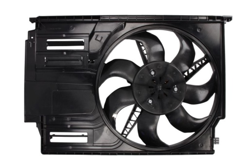 Ventilator radiator (cu carcasa) potrivit BMW 2 (F45), 2 GRAN TOURER (F46), X1 (F48), X2 (F39); MINI (F55), (F56), (F57), CLUBMAN (F54), COUNTRYMAN (F60) 1.2-2.0D 09.13-