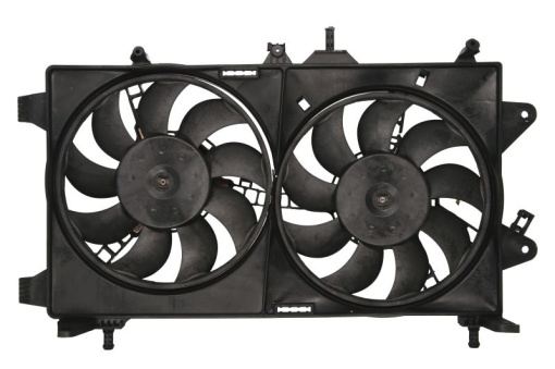 Ventilator radiator (cu carcasa) potrivit FIAT IDEA, PUNTO, PUNTO/HATCHBACK; LANCIA MUSA 1.9D 09.99-