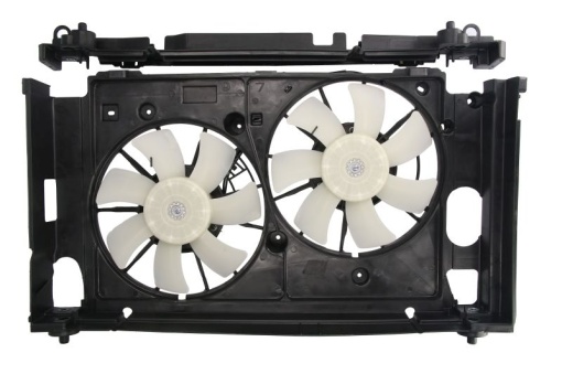 Ventilator radiator (cu carcasa) potrivit LEXUS CT; TOYOTA PRIUS, PRIUS PLUS 1.8H 06.08-