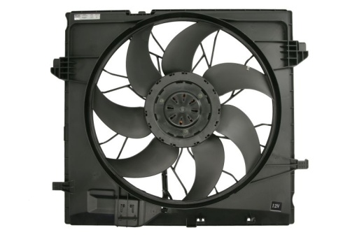 Ventilator radiator (cu carcasa) potrivit MERCEDES GL (X166), GLE (C292), GLE (W166), GLS (X166), M (W166) 2.2D-5.5 06.11-10.19