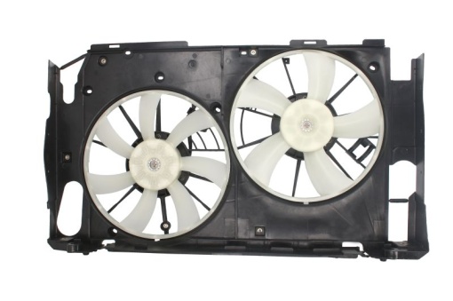 Ventilator radiator (cu carcasa) potrivit TOYOTA PREVIA II, PREVIA III, RAV 4 III, RAV 4 IV 2.0D-3.5 03.01-