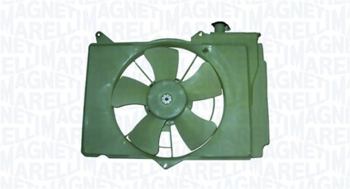 Ventilator radiator (cu carcasa) potrivit TOYOTA YARIS, YARIS VERSO 1.3/1.5 08.99-11.05
