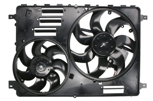 Ventilator radiator (cu carcasa) potrivit VOLVO S60 II, S80 II, V60 I, V60 II, V70 II, V70 III, V70 III/KOMBI, XC60 I, XC60 II, XC70 II 2.0-4.4 05.05-12.21