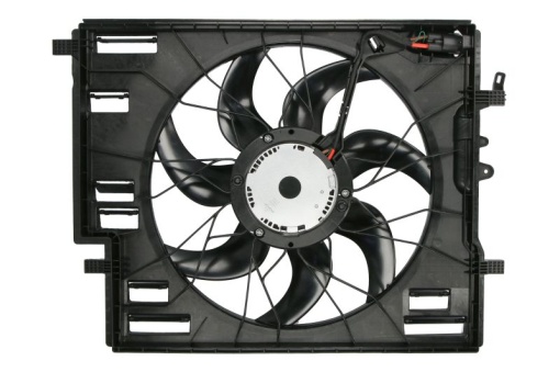 Ventilator radiator (cu carcasa) potrivit VOLVO S60 III, S90 II, V60 I, V60 II, V90 II, XC60 II, XC90 II 2.0/2.0D/2.0H 09.14-
