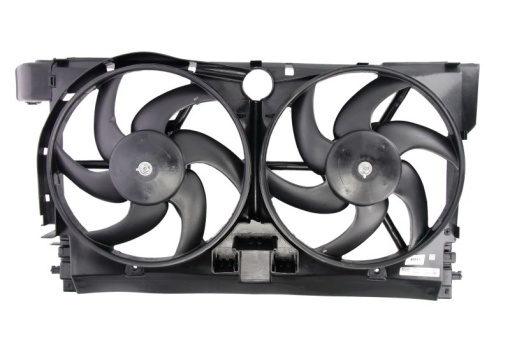 Ventilator radiator Dreapta (cu carcasa) potrivit CITROEN BERLINGO, BERLINGO/MINIVAN, XSARA, XSARA/HATCHBACK, XSARA/KOMBI; PEUGEOT 406, PARTNER, PARTNER/MINIVAN 1.6-2.1D 11.95-12.15
