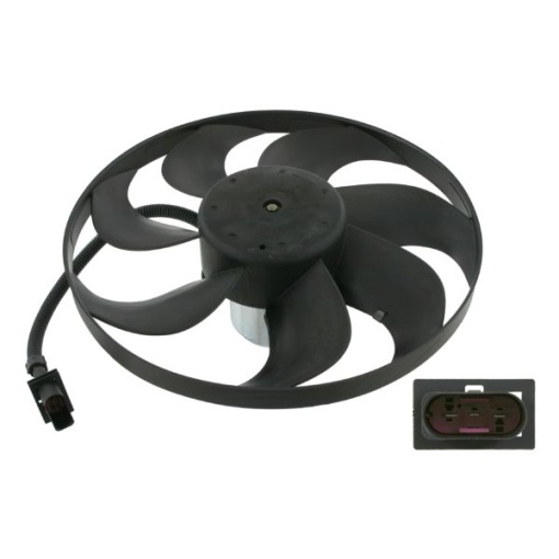 Ventilator radiator potrivit AUDI A3, TT; SEAT ALTEA, AROSA, CORDOBA, IBIZA III, LEON, TOLEDO II; SKODA FABIA I, FABIA I PRAKTIK, OCTAVIA I, OCTAVIA II, OCTAVIA I/KOMBI 1.0-3.2 10.94-09.20