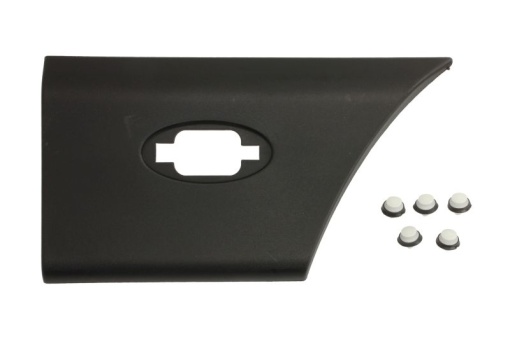 Bandou aripa spate dreapta (negru, dupa roata; model lung; cu gaura pentru lumina) potrivit NISSAN NV400; OPEL MOVANO B; RENAULT MASTER III 02.10-