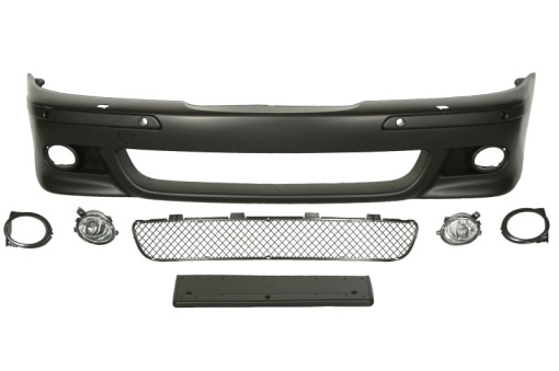 Bara Fata, pachet M, complet, cu locas lampa ceata, cu locas spalator faruri, cu locas senzorii parcare, cu suport gauri, grund potrivit BMW 5 E39