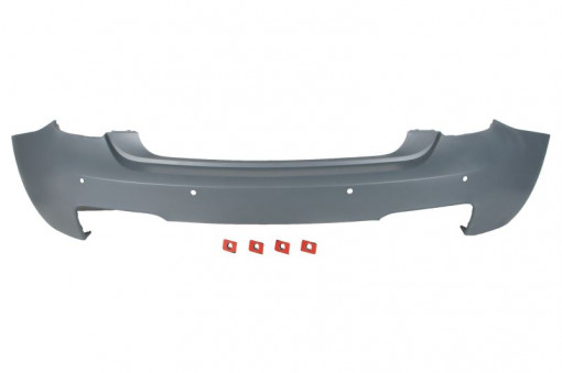 Bara spate pachet M, cu locas senzori parcare, numar locas: 4, grunduit potrivit BMW 1 F20, 1 F21 11.10-02.15