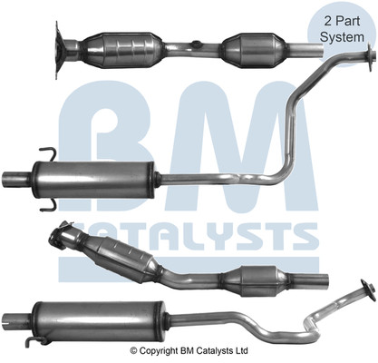 Catalizator EURO 4 potrivit TOYOTA PRIUS 1.5H 09.03-12.09