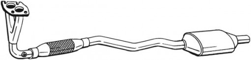 Catalizator potrivit OPEL ASTRA G, ASTRA G/KOMBI, ZAFIRA A 1.4-1.8 02.98-06.05
