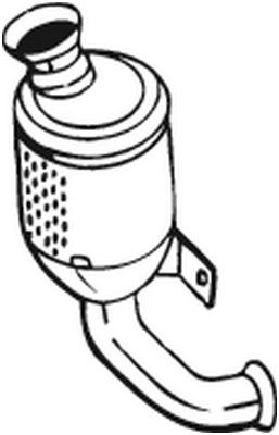 Catalizator potrivit PEUGEOT 206, 206+, 307 1.4D 09.01-