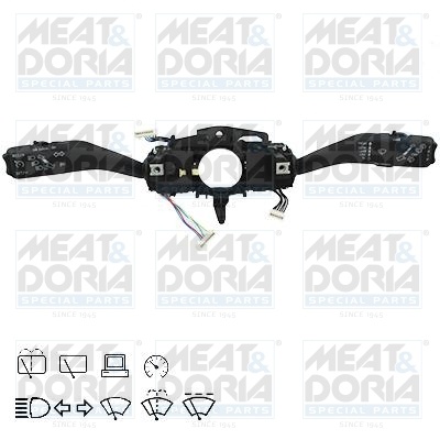 Comutator coloana directie (control computer; Indicatorii; lumini; stergatoare) potrivit SKODA OCTAVIA II, SUPERB II, YETI; VW CADDY III, CADDY III/MINIVAN, EOS, GOLF PLUS V 02.04-03.21