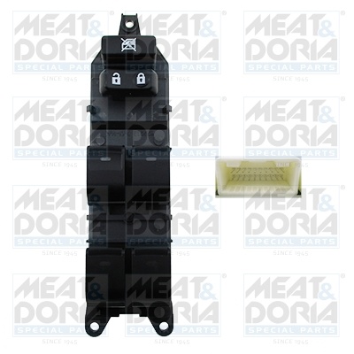 Comutator macara geam Fata Stanga potrivit TOYOTA LAND CRUISER 200, LAND CRUISER PRADO, PRIUS 1.8H-4.7 09.07- - Img 1