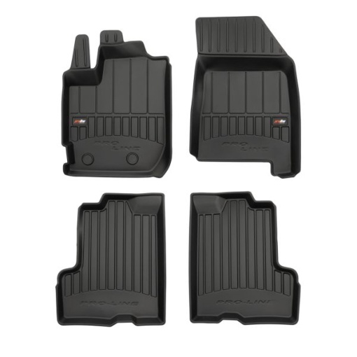 Covoras podea cauciuc FROGUM TPE, 4 buc. (lipici) proLine 3D, fata/spate, set, culoare negru, potrivit DACIA DUSTER, DUSTER/SUV 06.15-, SUV, versiune: Standard