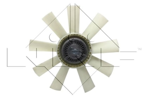 Cupla ventilator radiator (cu ventilator, 560mm, numar lame: 9) potrivit DAF F 1500, F 1700, F 1900 DF615-NT133 07.78-02.95