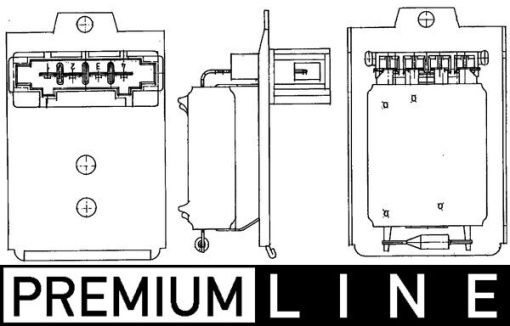 Element reglare suflanta aer (rezistor) potrivit AUDI A4 B5; SKODA SUPERB I; VW PASSAT B5, PASSAT B5.5, PASSAT B7 1.6-4.0 11.94-12.14 - Img 1
