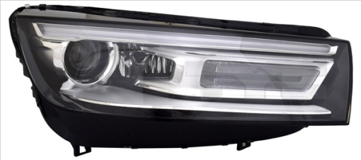 Far dreapta (D5S/LED, cu motor, fara controler LED; fara controler) potrivit AUDI Q5 FY 01.17-10.20