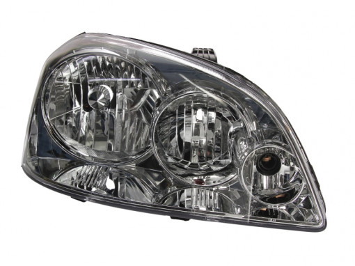 Far dreapta (H1/H7, reglaj electric, cu motoras, fundal cromat) CHEVROLET LACETTI, NUBIRA DAEWOO LACETTI, NUBIRA, LIMUZINA/COMBI 2003-2009