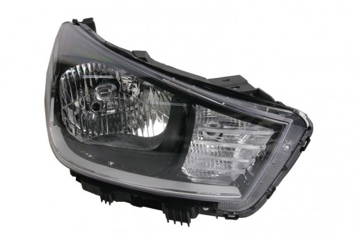 Far Dreapta (H4, electric, cu motor) potrivit KIA RIO II, RIO III, RIO IV