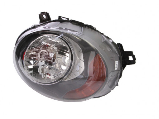 Far Dreapta (H4, electric, fara motoras, culoare semnalizator: galben) potrivit MINI (F55), (F56), (F57), CLUBMAN (F54)