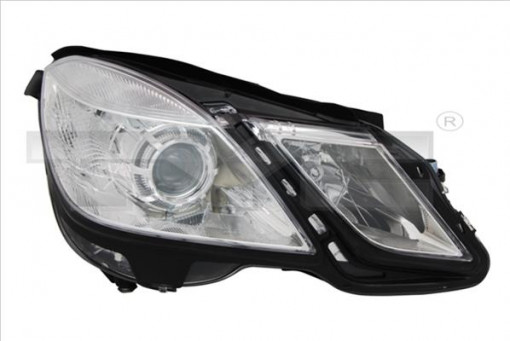 Far dreapta (H7, reglaj electric, cu motoras, fundal cromat) MERCEDES Clasa E (W212)