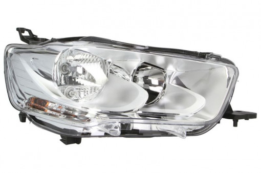 Far Dreapta (halogen, H1/H7/W5W, electric, cu motor, culoare semnalizator: transparent) potrivit CITROEN C-ELYSEE