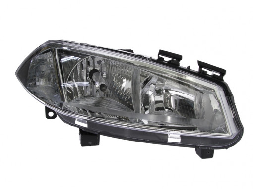 Far Dreapta (halogen, H1/H7/W5W, electric, fara motoras, culoare insertie: cromat, culoare semnalizator: transparent) potrivit RENAULT MEGANE I, MEGANE I CLASSIC -12.05 - Img 1
